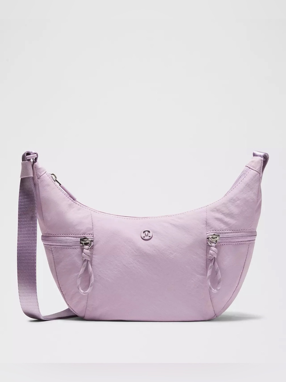 lululemon light purple small slouchy sling bag 3L NWT